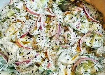 طرز تهیه سالاد خیار